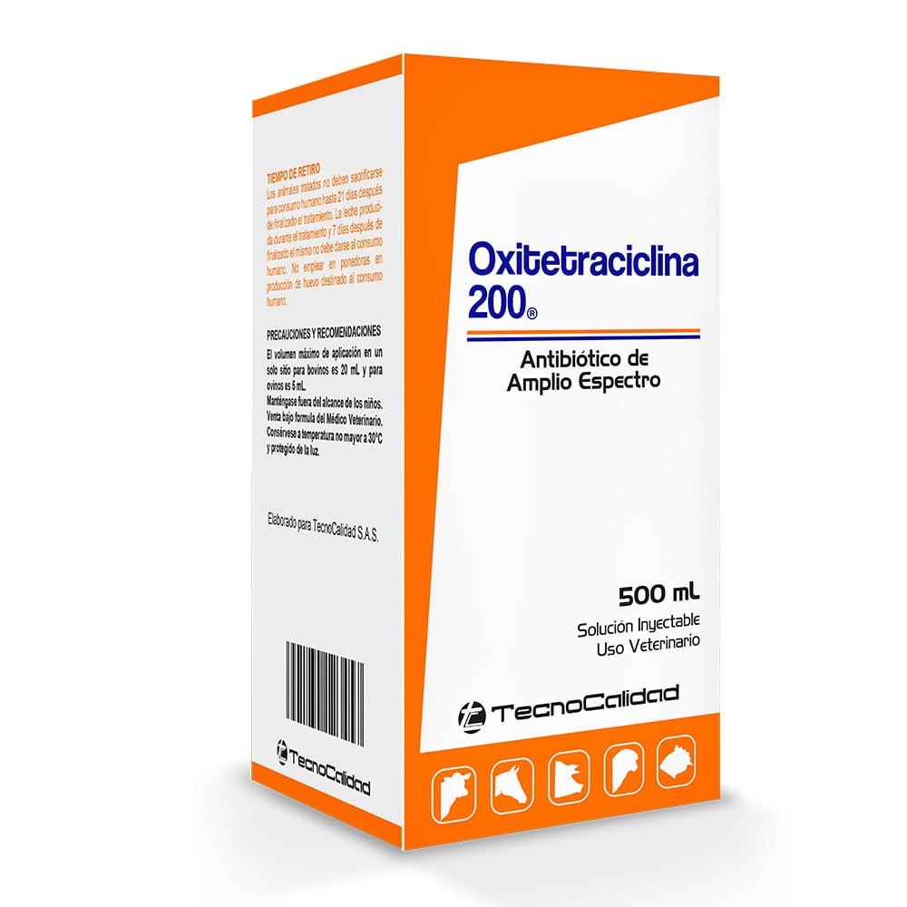 OXITETRACICLINA 200 X 500 ML TECNOCALIDAD