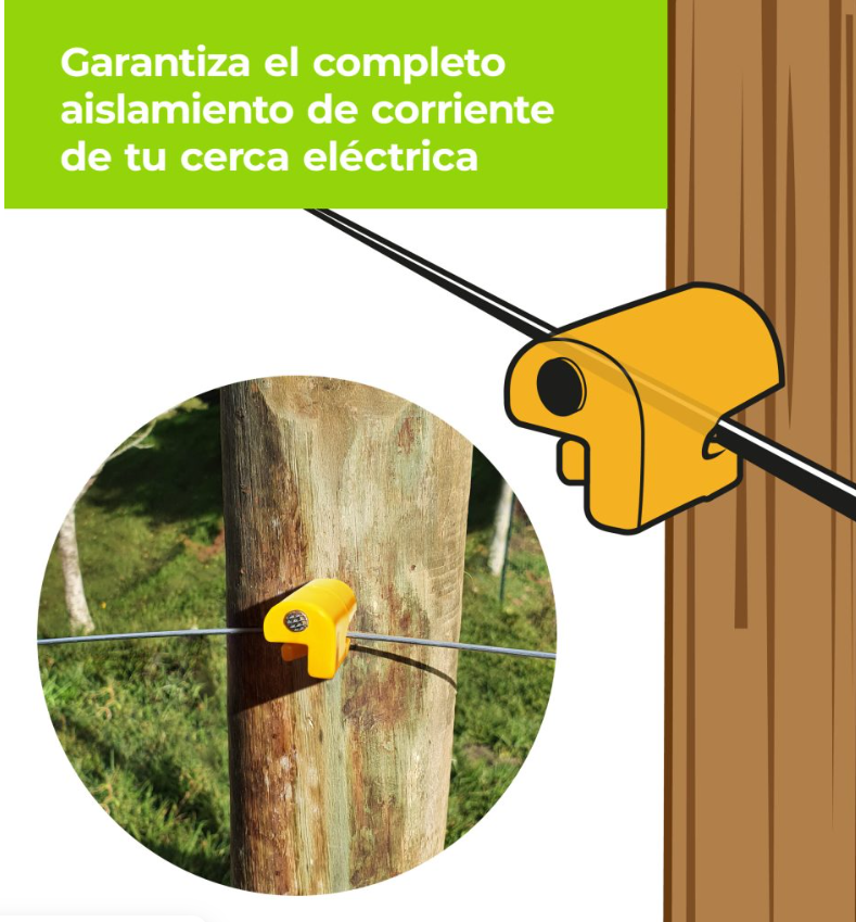 AISLADORES X 100 Unds