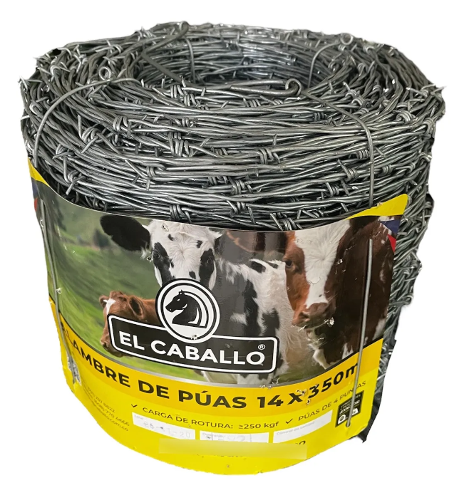 ALAMBRE DE PUAS CALIBRE 14X27 X 350 MTS