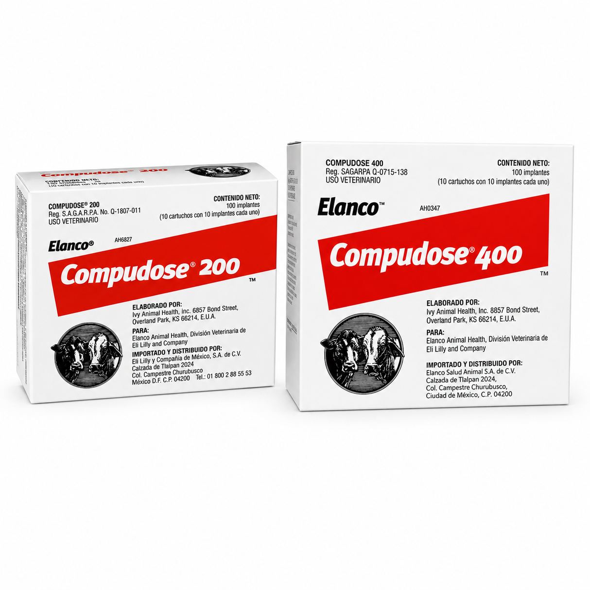 COMPUDOSE IMPLANTE ELANCO CAJA X 10 IMPLANTES