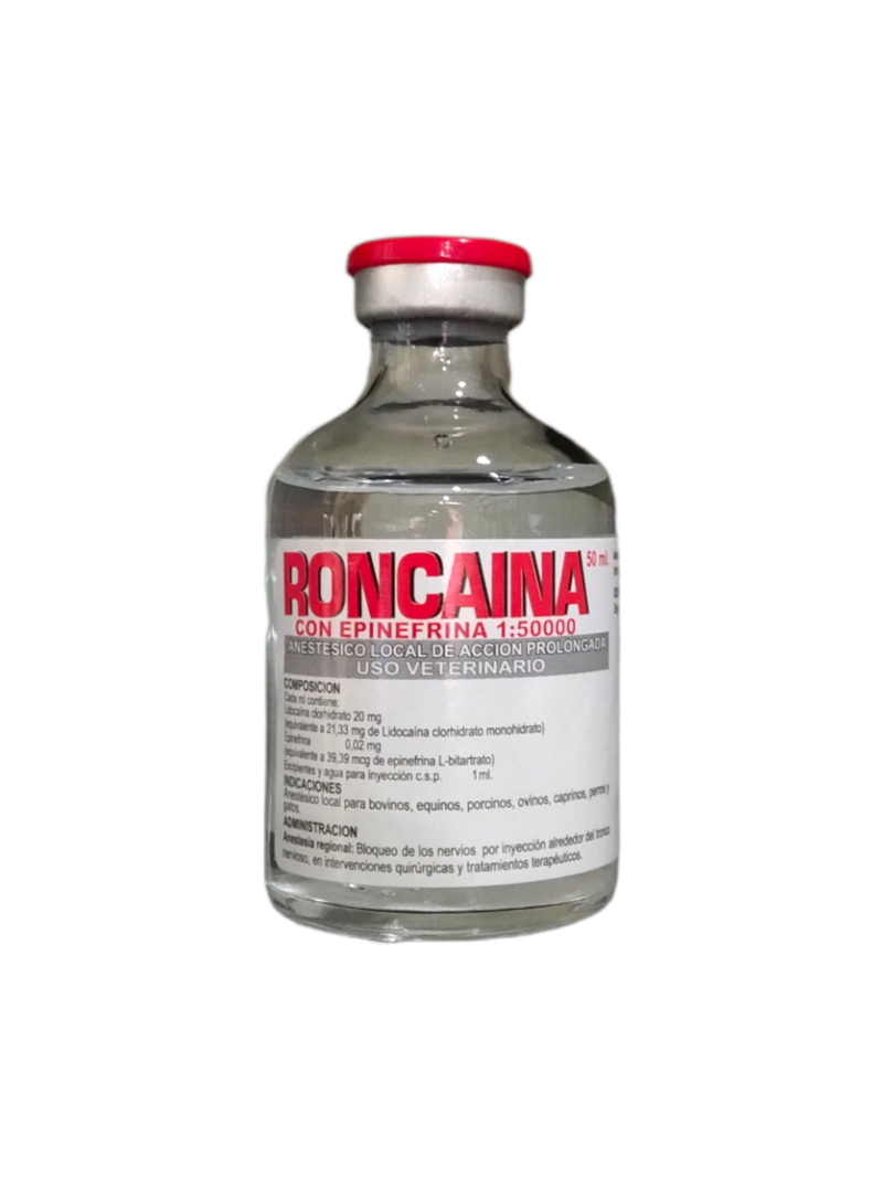 RONCAINA CON EPINEFRINA TAPA ROJA X 50 ML ROPSHON