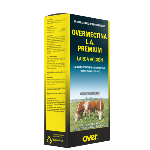 OVERMECTINA 3.15 %PREMIUN X 500 ML