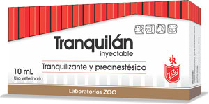 TRANQUILAN INYECTABLE X 10 ML ZOO