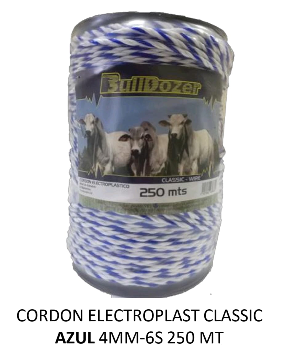 CORDÓN ELECTRICO - 4MM x 250 MTS