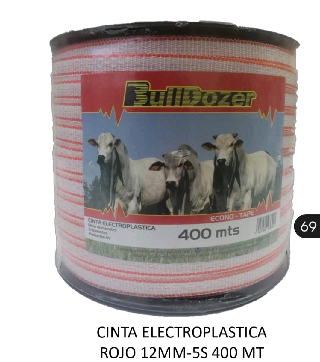 CINTA ELECTRICA 12MM x 400MTS