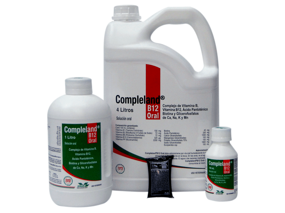 COMPLELAND ORAL GARRAFA X 4LT VETERLAND AGREGAR 1 LT