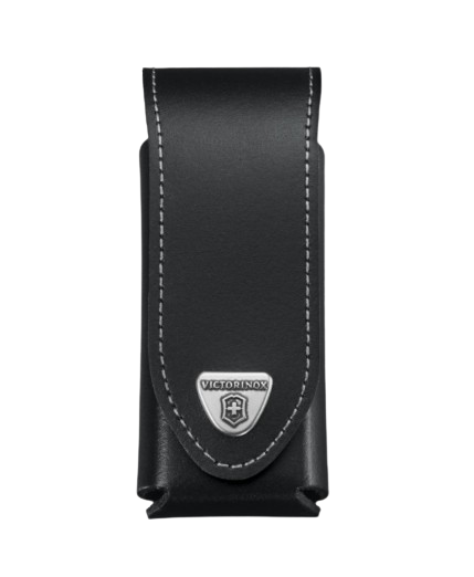 ESTUCHE DE PIEL NEGRO CON PRESILLA PARA CINTURON VICTORINOX