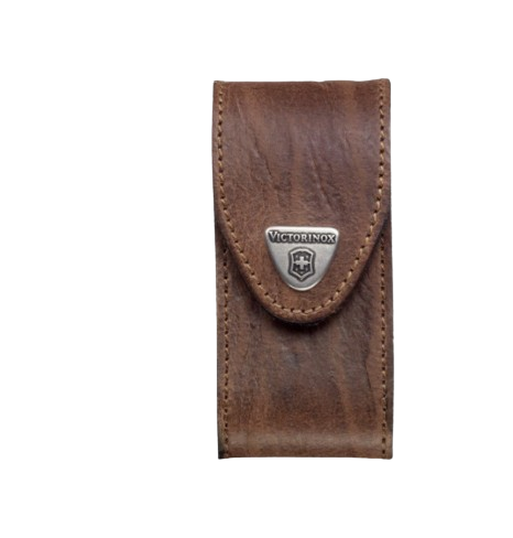 ESTUCHE DE PIEL CAFE PARA CINTURON VICTORINOX
