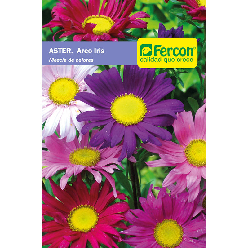ASTER ARCO IRIS MEZCLA DE COLORES O PLUMA DE AVEZ FERCON