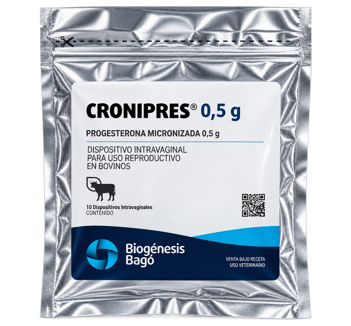 DISPOSITIVO INTRAVAGINAL CRONIPRESS 0,5g X 10 UNID BIOGENESIS