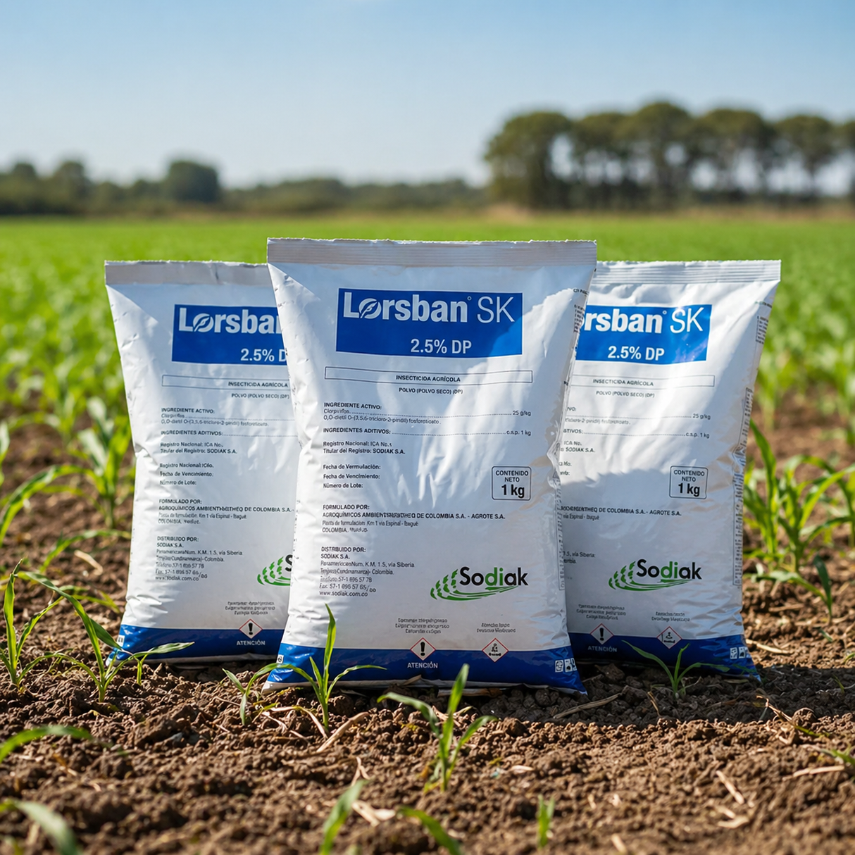 Lorsban SK 2.5% DP – Insecticida Agrícola Polvo Seco (DP)