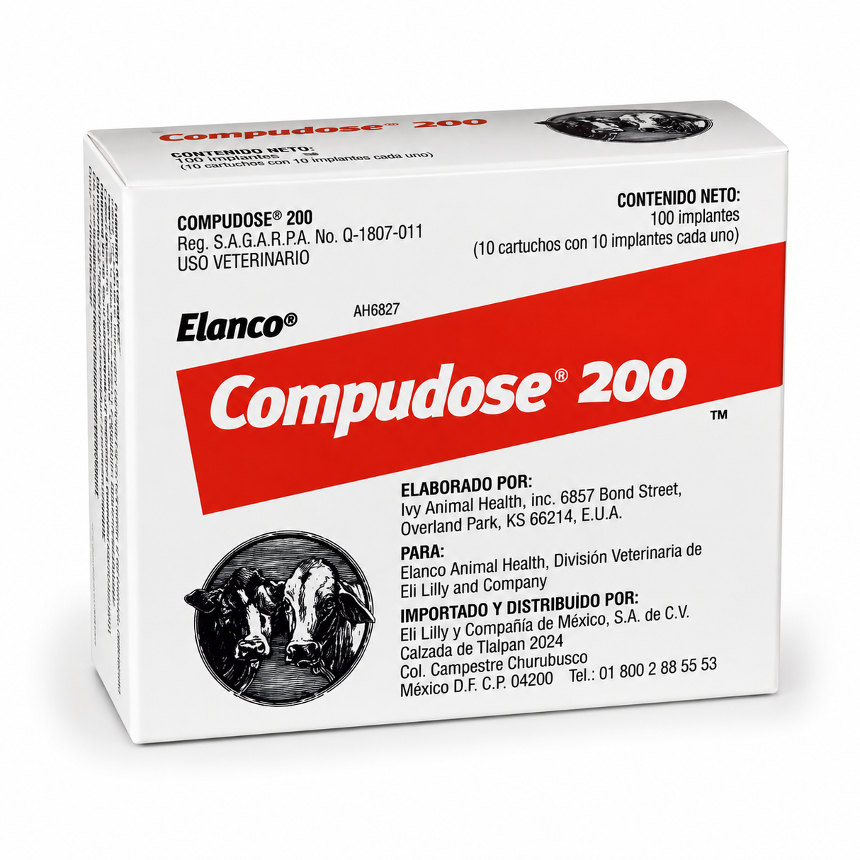 COMPUDOSE IMPLANTE ELANCO CAJA X 10 IMPLANTES