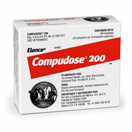 COMPUDOSE IMPLANTE ELANCO CAJA X 10 IMPLANTES