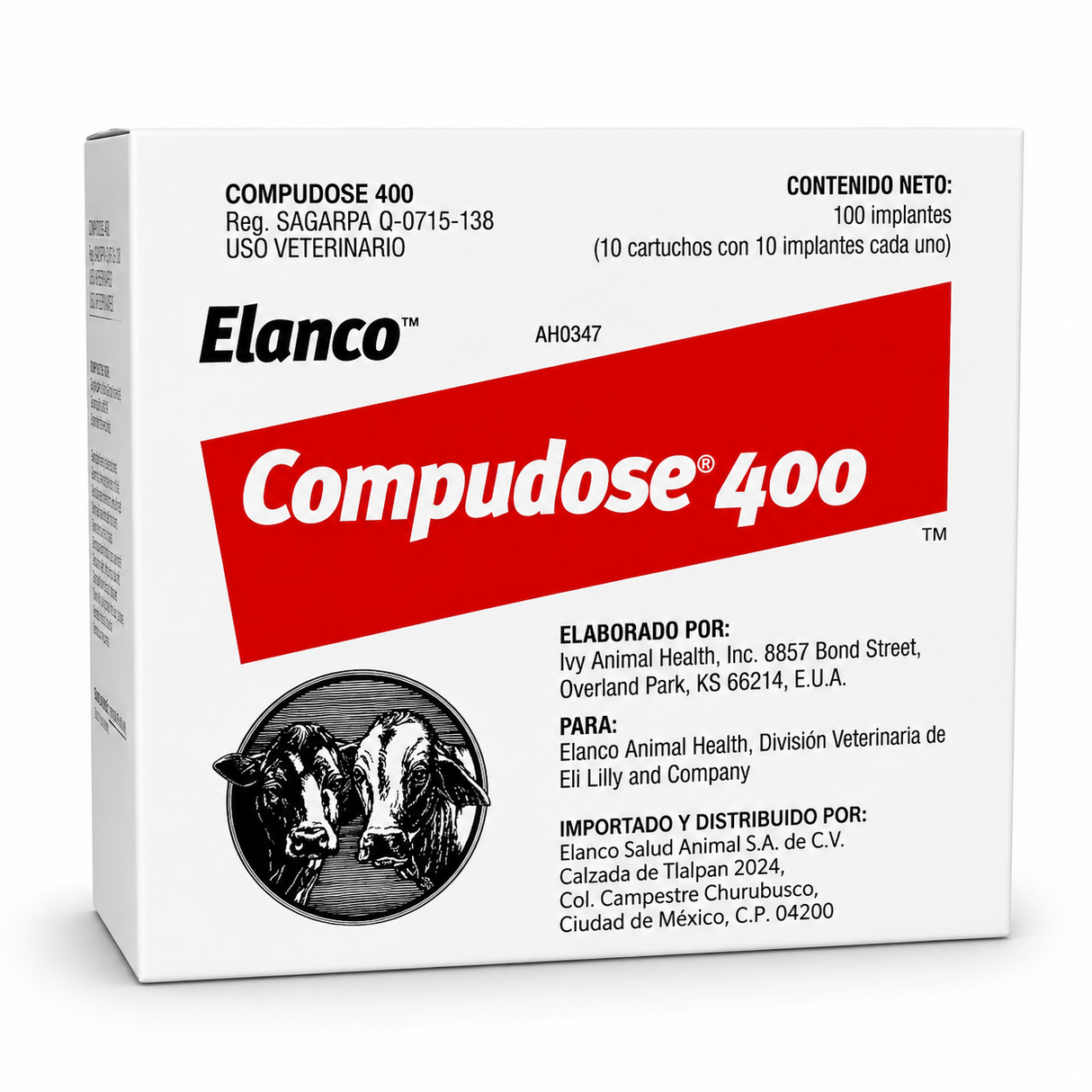COMPUDOSE IMPLANTE ELANCO CAJA X 10 IMPLANTES