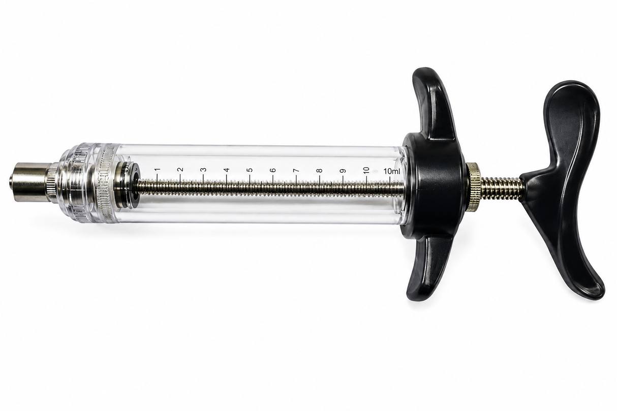 💉 Jeringa Veterinaria Lhaura-Flex 10 ml