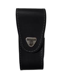 ESTUCHE DE PIEL NEGRO PARA CINTURON VICTORINOX
